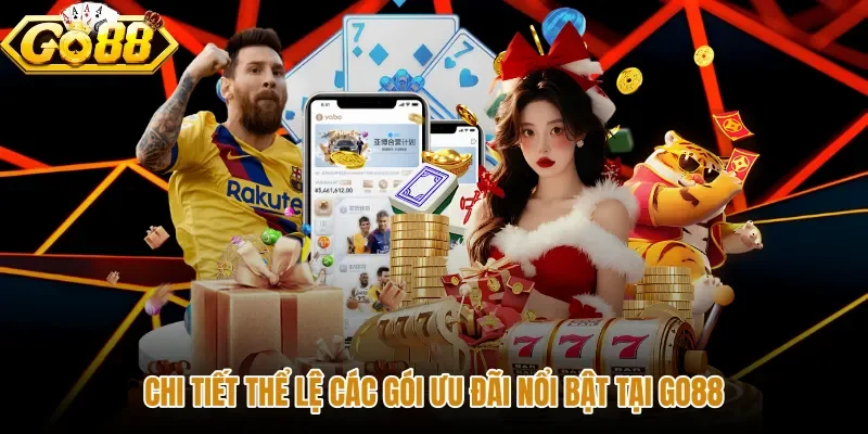 Gói khuyến mãi GO88 nổi bật cùng mức hoàn trả tham khảo